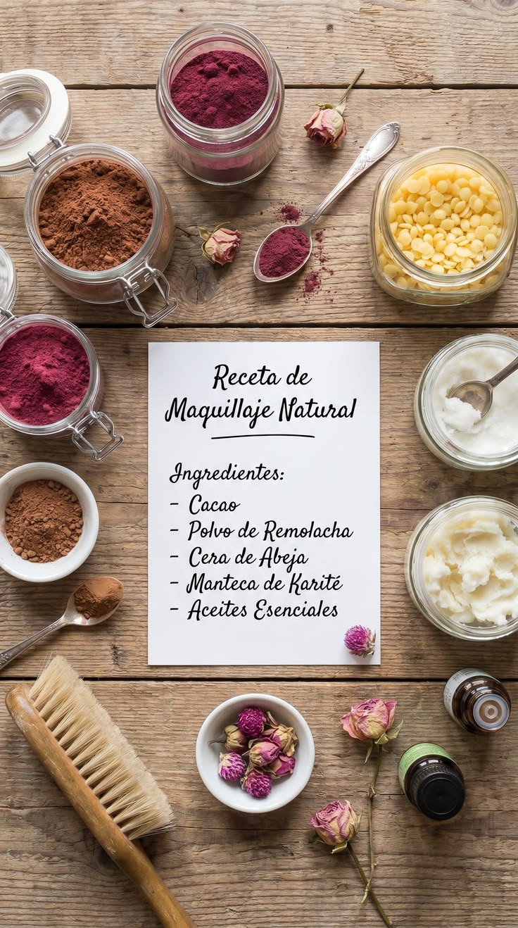 Maquillaje Natural Hecho en Casa – Recetas Fáciles con Ingredientes Orgánicos