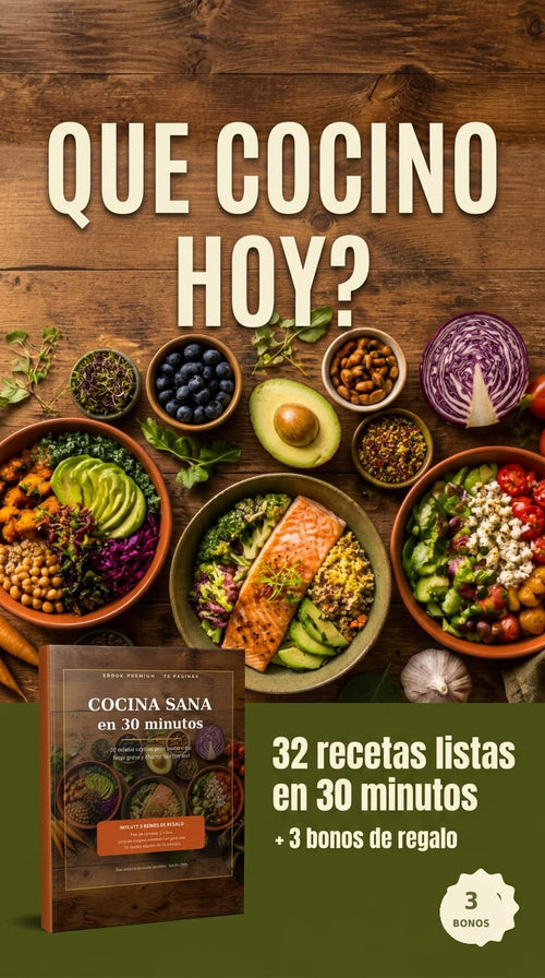 Cocina sana en 30 minutos