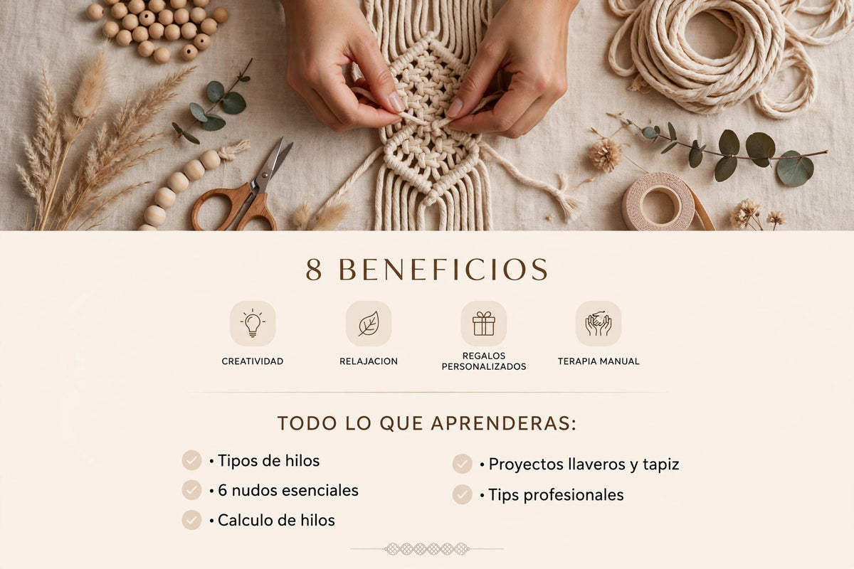 El Arte del Macramé – Guía Completa para Principiantes