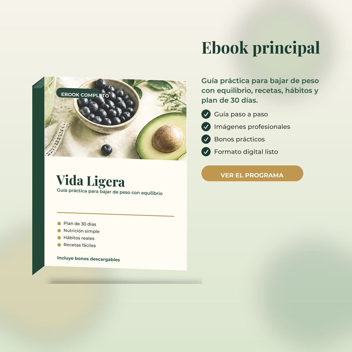 Vida Ligera: Baja de Peso Sin Dietas