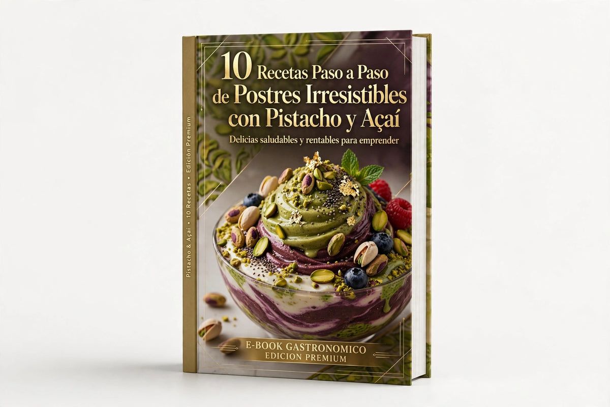 10 Recetas Premium de Postres — Pistacho y Açaí