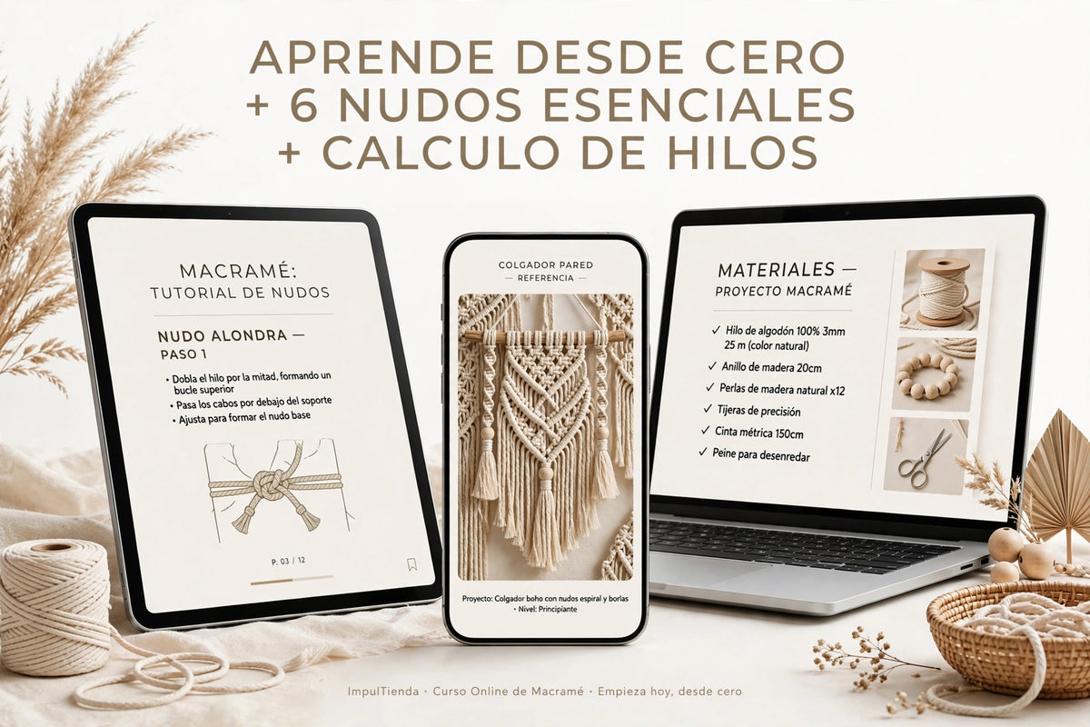 El Arte del Macramé – Guía Completa para Principiantes