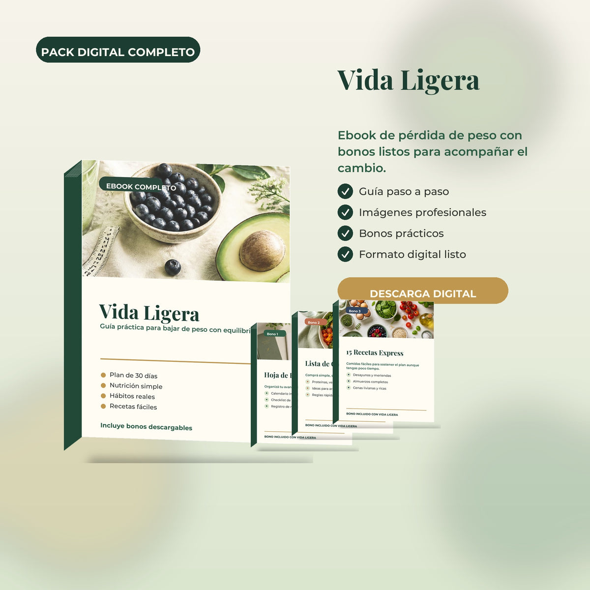 Vida Ligera: Baja de Peso Sin Dietas