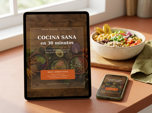 Cocina sana en 30 minutos
